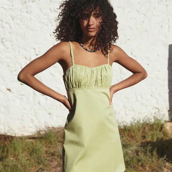 NWT Mango Gather Detailed Dress - Picture 4 of 6